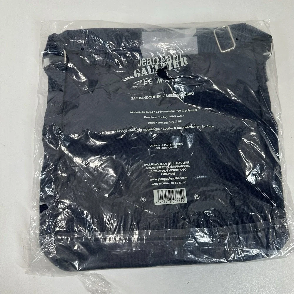 JEAN‎ PAUL GAULTIER LE MALE NAVY MESSENGER BAG New In Package